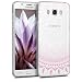 Produktbild kwmobile Crystal Case Hülle für Samsung Galaxy J7 (2016) aus TPU Silikon mit Indische Sonne Design - Schutzhülle Cover klar in Rosa Weiß Transparent