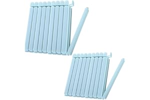 ZKSXOA 20 PCS Clips de Plástico para Alimentos, 15.5/12cm Clips de Almacenamiento de Alimentos Clips Pinzas Bolsas Alimentos Clips de Comida Plástico para Galletas de Nueces de Café