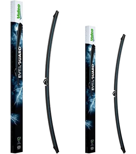 VALEO EVERGUARD - Kit De 2 Balais D'Essuie-glace Plats Premium En Silicone Avec Une Durée De Vie Prolongée X2 - VSF60+VSF45 Longueurs