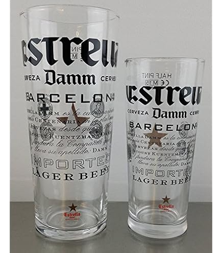 Laurie's Pub and Bar Accessories | Leffe Birra Pinta e Mezza Pinta Bicchiere