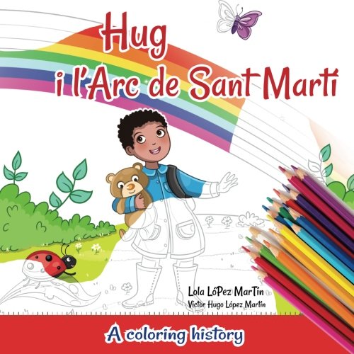 Gratis Hug i lArc de Sant Martí Llibre per pintar Versió català Libro