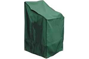 Bosmere Protector 6000 | Stacking Chairs Garden Outdoor Cover | L 61cm D 68cm H 107cm | 100% Waterproof, UV Protected, Heavy Duty 600D | 6 Year Guarantee | C570