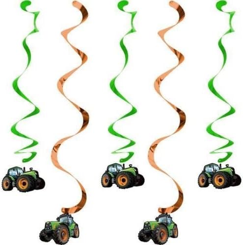Creative Party Tractor Time Hanging Party Dangler Decorations (5 Pack)