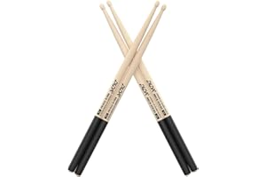 DIDA Drumsticks for Drums, American Hard Maple Drumsticks, Drumsticks with ANTI-SLIP Handle, Drum Stick for Electronic Drums Set, Drum Prastic Pad, Professional Drumsticks (2 Pairs, 5A)