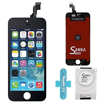 SANKA Ecran LCD Vitre Tactile de Remplacement Retina Display Complet avec Outils de Réparation pour iPhone 5C