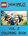 Produktbild LEGO NINJAGO Coloring Book: Activity Book for Kids and Adults - 40 coloring pages (Volume 2)