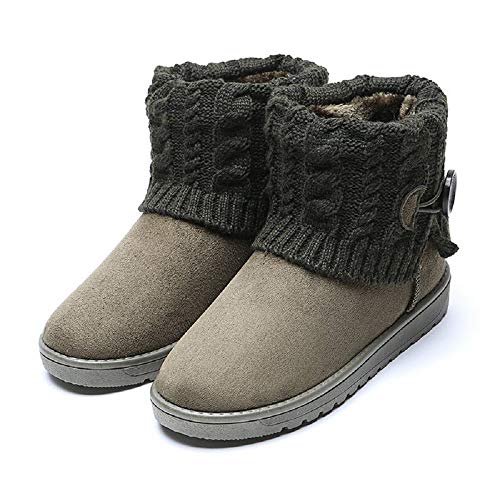Summer Mae Mujer Botas De Nieve De Punto Unidas para Mujer