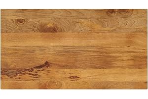 ‎VIDAXL vidaXL Tischplatte, Holztischplatte Rechteckig Rustikal, Ersatztischplatte für Couchtisch Beistelltisch Esstisch, Holzplatte, Massivholz Mango