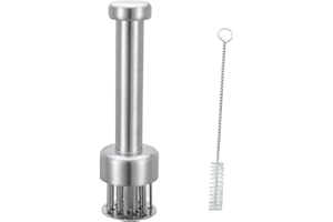WILSONZIN Attendrisseur de viande Steaker avec aiguille pointue, Outil de Cuisine attendrisseur d'aiguille à Viande manuel en acier inox pour attendrir le Attendrir Poulet, Poisson, Boeuf, porc, Marteau a Steak