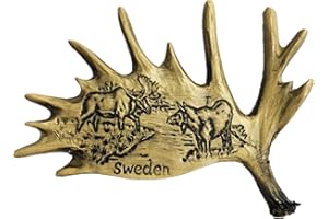 MUYU MAGNET 3D poroże łosia Szwecja pamiątka magnes na lodówkę naklejka podróżna, dekoracja domu i kuchni, Szwecja magnes na lodówkę