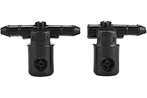 WOSUNE Windshield Washer, Windscreen Wiper Wash Nozzle Windshield Wiper, Washer Nozzle 12782509 For Opel Astra G + H For Opel Corsa C + D