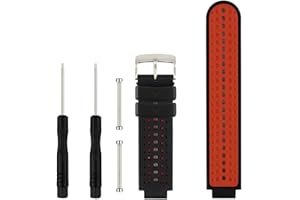 honecumi Bracelet Compatible avec Garmin Forerunner 735XT | 220/230/ 235/620/ 630 GPS-Uhr |Garmin Approach S20 S5 S6 Golf Watch Bracelet, Souple Silicone Classiques Reglables Sport Bracelet