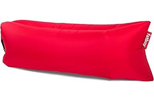 Fatboy® Lamzac 3.0 Poltrona ad aria Rosso | Divano/Sacca/Letto gonfiabile portatile | 200 x 90 x 50 cm