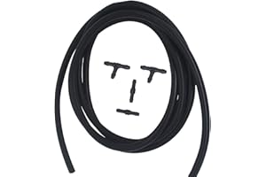 ZEALfix Auto tuyau de lave-glace kit de durite essuie glace en T et connecteur en I pour connecter la pompe à eau et les buses de la voiture