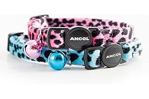 Ancol Collar para Gatos Acticat de Terciopelo Estampado Leopardo