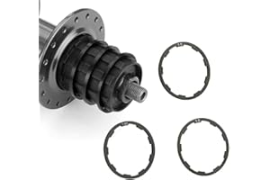 CPJJ 3 pezzi Distanziali Pacco Pignoni, Distanziale Bici 1 mm, 1,5 mm, 1.85 mm del della Bici Spacer Guarnizione della Rondella dell'asse del Movimento Centrale della Bicicletta