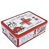 Las cajas originales Laroom Caja metálica, Metal, Rojo, Blanco