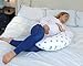 Widgey 5-in-1 Multi-Function Nursing Pillow - Cotton Maternity Cushion - Gold Pineapple Print