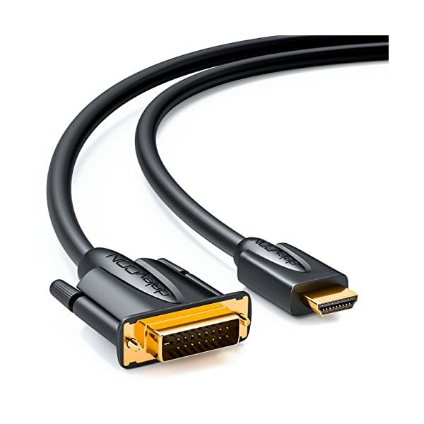 deleyCON 0,5m Cable HDMI a DVI - Conector HDMI para Enchufe DVI 24+1 HDTV Full HD 1080p 1920x1080 - Contactos Chapados… - Image 7