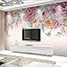 Produktbild Qwerlp Benutzerdefinierte Wandbild Tapete Moderne Hd Handgemalte Blume Blumen Schmetterling Wohnzimmer Tv Hintergrund Wand Wohnkultur Fotowandpapier-120X100CM