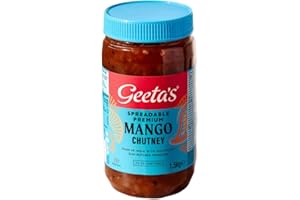 Geeta's Spreadable Smooth Premium Mango Chutney 1.5 Kilograms - The Real Flavour of India - Indian Mango & Spices - No Artificial Flavours or Colours