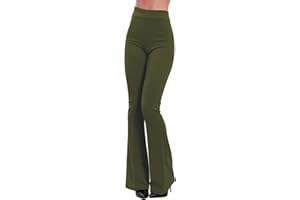 Toocool Pantalones de Campana para Mujer, Leggings Ajustados para Mujer, Elastic Pants, Pantalones Elásticos para Mujer JL-2148