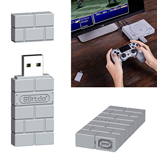 Preisvergleich Produktbild Romsion Tragbarer 8Bitdo USB Wireless Bluetooth Adapter Gamepad Empfänger