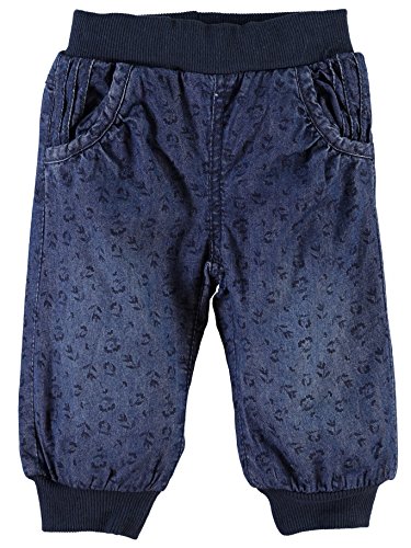 NAME IT Baby Girls Nitliana Nb So Dnm Reg/r Pant Wl Ger 515 Jeans, Blue (medium Blue Denim), 6-9 Months (Manufacturer size: 74)