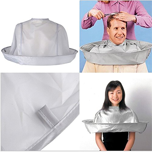 HENGSONG Haarschneideumhang Friseursalon Umbrella Cape für Haarschnitt Cloak Friseur Schürze - 2