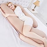 O&N Schwangere Kissen Schwangerschaft Kissen Seitenschläferkissen Multifunktionale Schwangere Frauen Kissen 165*80cm - 3