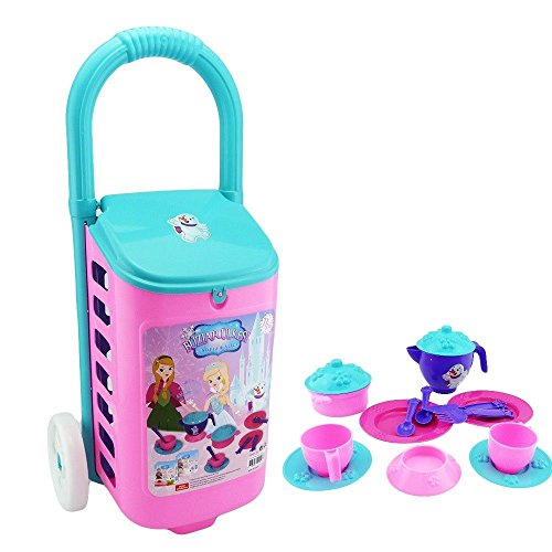 Preisvergleich Produktbild Unbekannt 18tlg Einkaufstrolley Einkaufen Shopping Kaffeeservice Kinder Spielzeug
