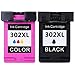 Produktbild Jalee 2 Packung Druckerpatronen Ersatz für HP 302 XL 302XL (1x Schwarz, 1x Farbe) Tintenpatronen komptibel zu HP DeskJet 1110 1115 2130 2132 2133 2134 2135 3630 3632 3633 3634 3636 3637 3638, HP OfficeJet 3830 3831 3832 3833 3834 3835 4650 4651 4652 4654 4655 4657 4658, HP Envy 4520 4521 4522 4523 4524 4525 4527 4528 e All-in-One