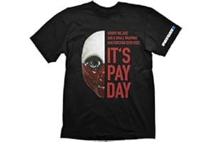 IMPORT TOOL Payday 2 T-Shirt Wolf Maske, S - [Edizione: Germania]