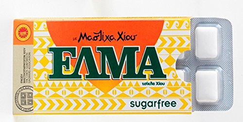Elma Sugar Free Chios Mastic Gum 6x10 Pieces / 6x14gr - From 100% Fresh Original Xios (Masticha or Mastixa)