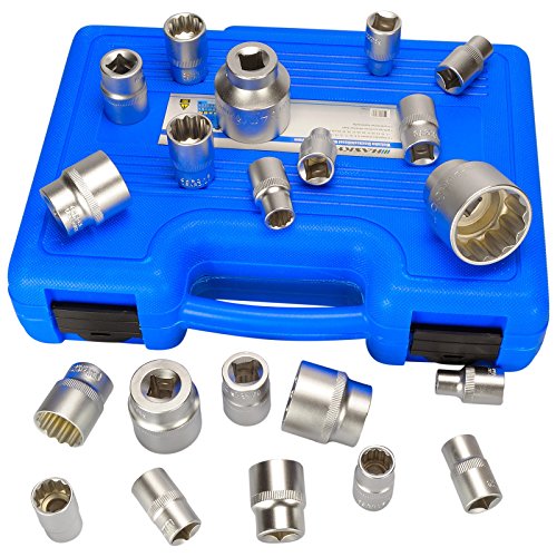 HASKYY® Vielzahn Nusskasten Nüsse Steckschlüssel 8-36mm Satz - 2