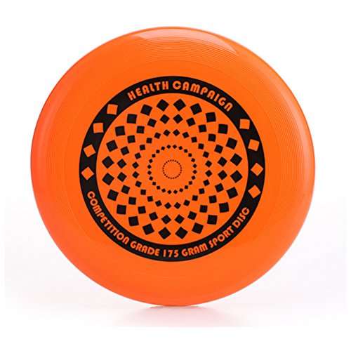 Pizies Ultimate Frisbee Sport Flying Disc Toy for Outdoor Play - Orange