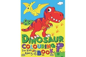 Dinosaur Colouring Book: For kids ages 3-6 (UK Edition)