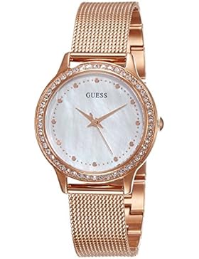 Guess Damen-Armbanduhr Ladies Dress Analog Quarz Edelstahl W0647L2