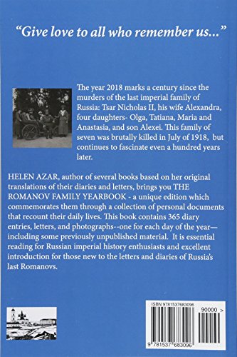 Book's Cover ofRomanov Family Yearbook: On this date in their own words