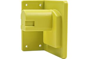 CENPEK 5-delad verktygshållare, verktygsladd-dockhållare, kompatibel med Ryobi 18 V, robust elverktygshängare med skruvar för verkstad, garage