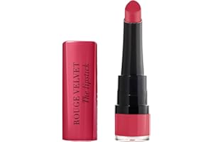 ‎BOURJOIS Bourjois Rouge Velvet The Lipstick trwała szminka w sztyfcie, matowa pomadka do ust, efekt do 24h, nr 04 - Hip Hip Pink