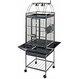 Strong Papageienkäfig Vogel Villa Helios Silverstone Grau 46 x 46 x 149 cm 93016