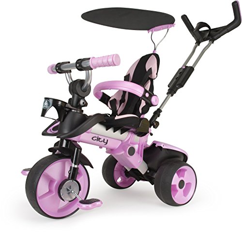 Injusa 0720206 – Triciclo City, color rosa