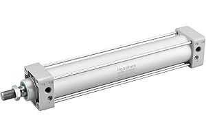 Heschen Vérin pneumatique Standard, SC 50-250, PT1/4'' Port, Alésage 50mm, Course 250mm, Double Effet