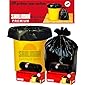 Shalimar Premium OXO - Biodegradable Garbage Bags (Medium) Size 48 cm x 56 cm 6 Rolls (180 Bags) (Black Colour)