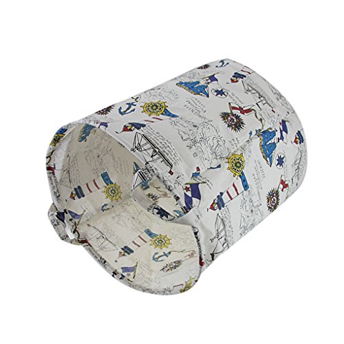Wäschekorb,Faltbarer Baumwolle Wäschesammler Wäschetruhe Wäschesack Wäschesack Wäschebeutel Canvas Laundry - 3