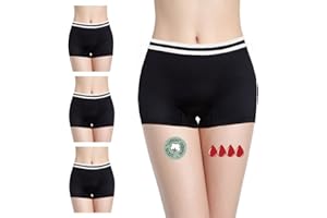 NOBLOOD Bragas Menstruales absorbentes = 2 tampones - Lavables - Algodón - Ecológicas - Menstruación - Bragas de reglas Flujo Periódico de moderado a abundante - Incontinencia - Protección de Fugas de Orina