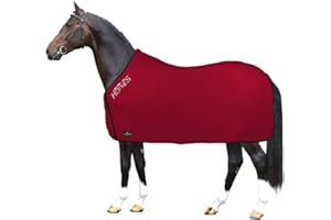 Horses, Couverture en Polaire pour Cheval, Modèle Basic, Souple et Confortable, Idéale pour Le Transport e Après Le Travail