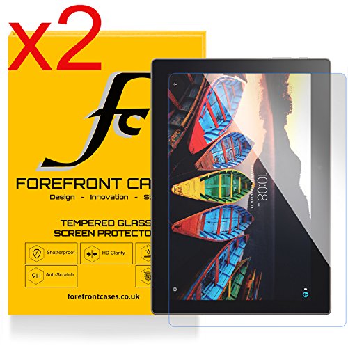 Forefront Cases® [HD KLARHEIT] Gehärtetes Glas Bildschirm Schutz Protektor Folie für Lenovo Tab 3 10 Business / Tab 2 A10-70 / Tab 2 A10-30 [ULTRA DÜNN nur 0.3mm]