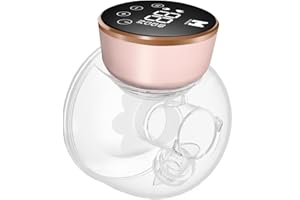 MOMAINI Breast Pump, Wearable Breast Pump Hands Free, Portable Electric Breast Pump with 3 Modes & 9 Levels, Quiet & Pain Free, Upgrade Seal Design, 19/21/24MM Flanges(1 Piece)